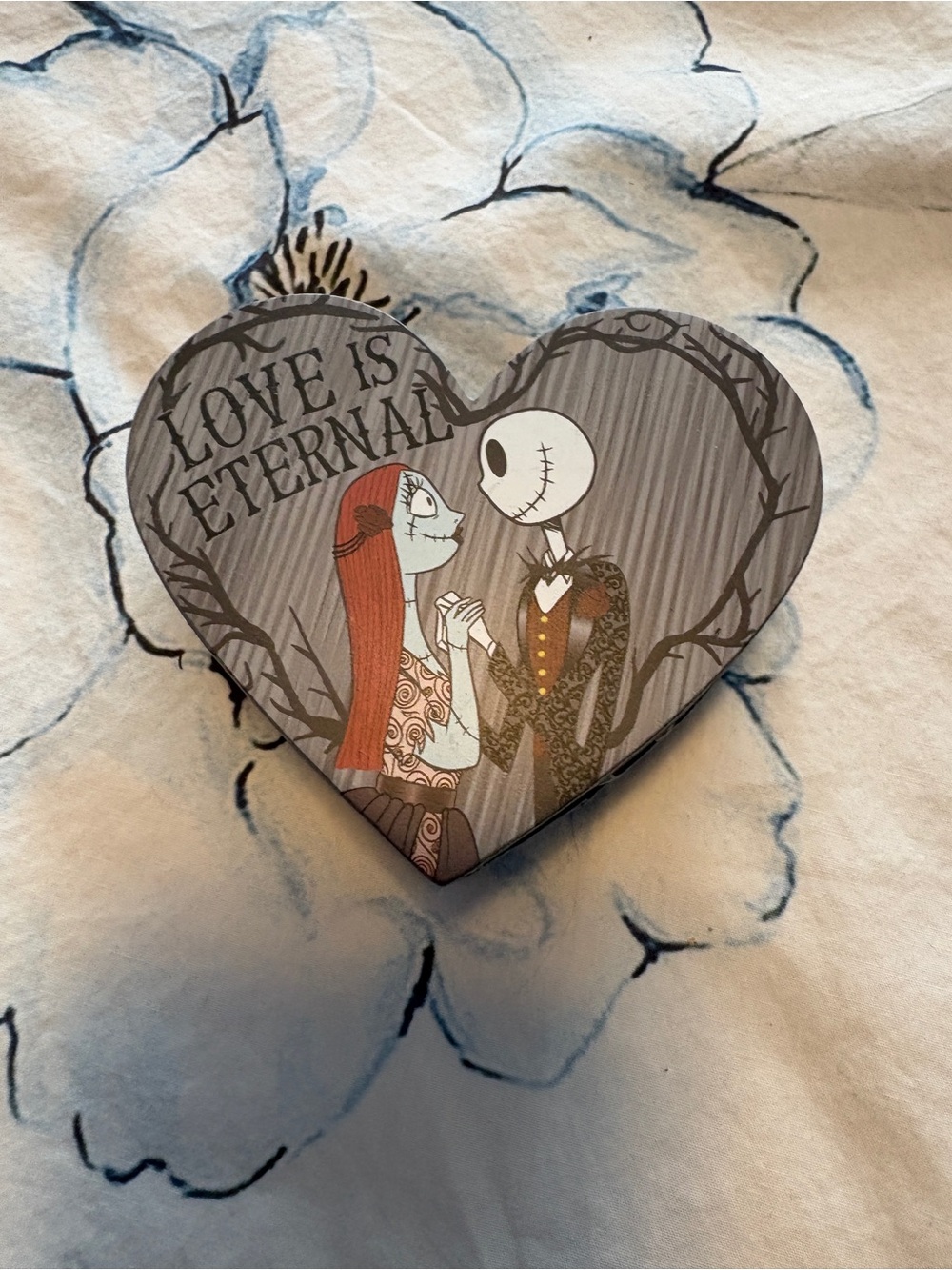 Disney The Nightmare Before Christmas Heart Trinket Box